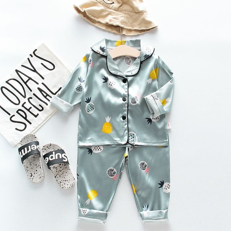 2023 primavera nuevos niños del otoño Pijamas largos oso caliente traje estilo coreano desgaste cómodo lindo moda