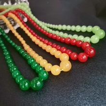 新款水晶塔链项链系列塔链 仿红玛瑙绿玛瑙系列塔链