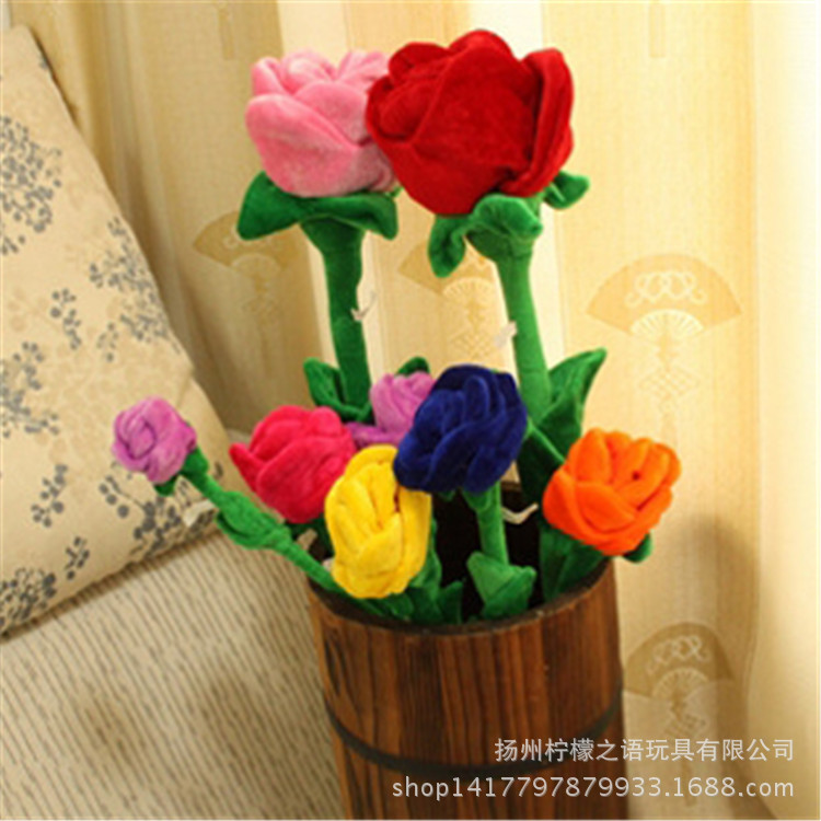 Rose plush bouquet wedding wedding event Game small gift small Doll Doll wholesale