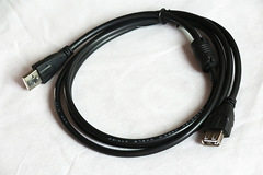 3-meter high-quality ultra-fast 2.0 USB extension cord, black USB cable, USB extension cord, UUSB extension cord