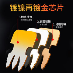 SETO Crystal Head Super Category 5/6 Telephone 8P8C Computer Network Cable 8-Core Gold-plated Connection RJ45 