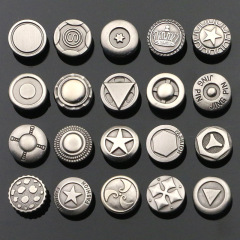 Sandals metal rivet buckle for men, summer sandals back heel fasteners, accessories for sandals with metal rivets