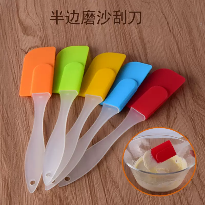 天林小号硅胶刮刀搅拌果酱料抹刀硅胶牛油奶油刮铲刀蛋糕烘焙用具