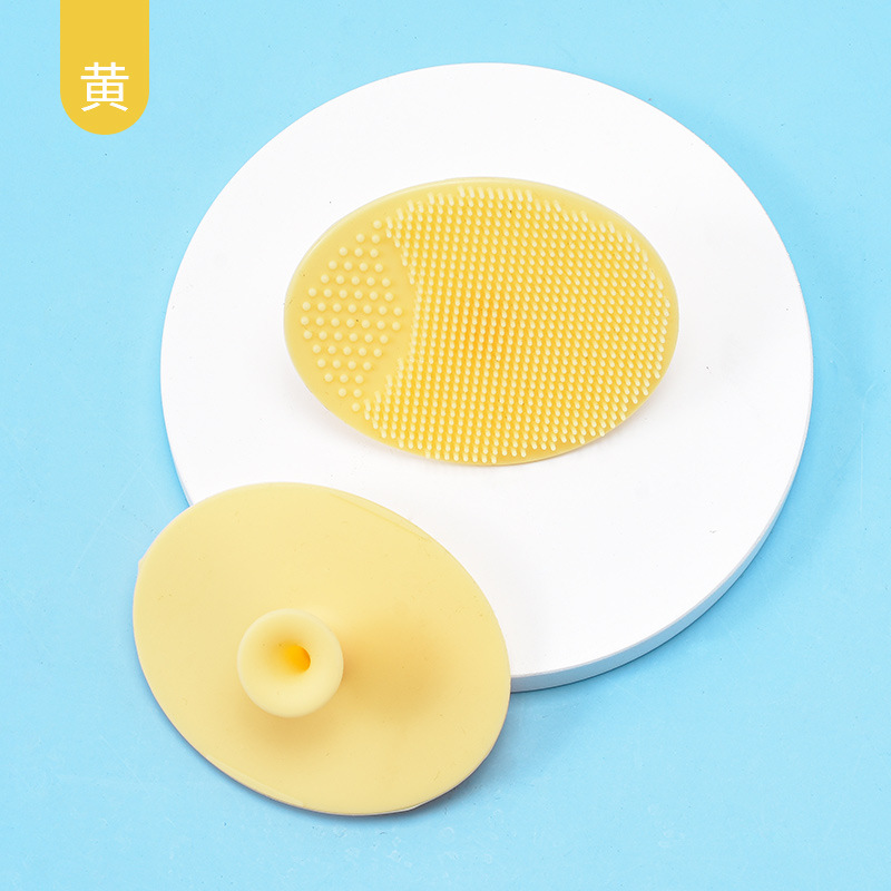 Bebé champú cepillo de silicona cabeza eliminación suciedad bebé baño esponja infantil baño artefacto baño de algodón suministros de baño