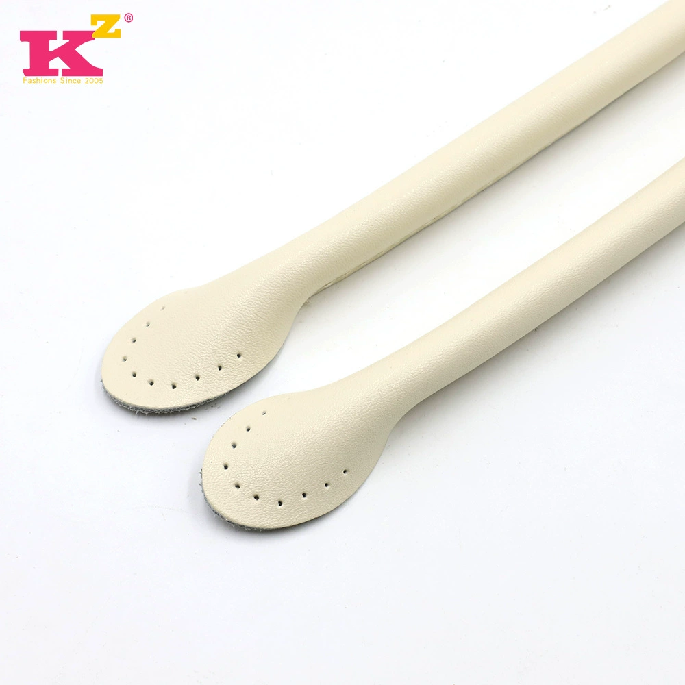 Кожаная ручка, черная сумка аксессуар handmade, натуральная кожа, 50 см