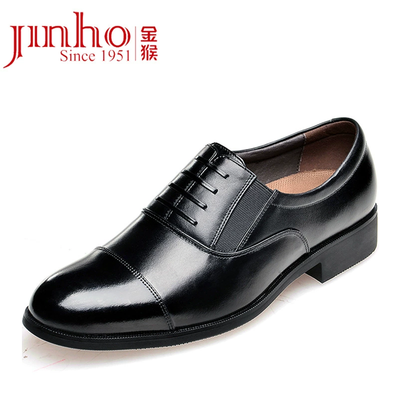 Golden Monkey 2021 Осень Новые натуральные товары Мужская кожаная трехшарнирная кожаная обувь Дышащее Деловое платье Кожаная обувь из Шаньдуна
