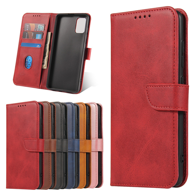 For new Samsung A51 flip leather case A71 5G mobile phone case A10S/A31 card calf pattern protective case For new Samsung A51 flip leather case A71 5G mobile phone case A10S/A31 card calf pattern protective case