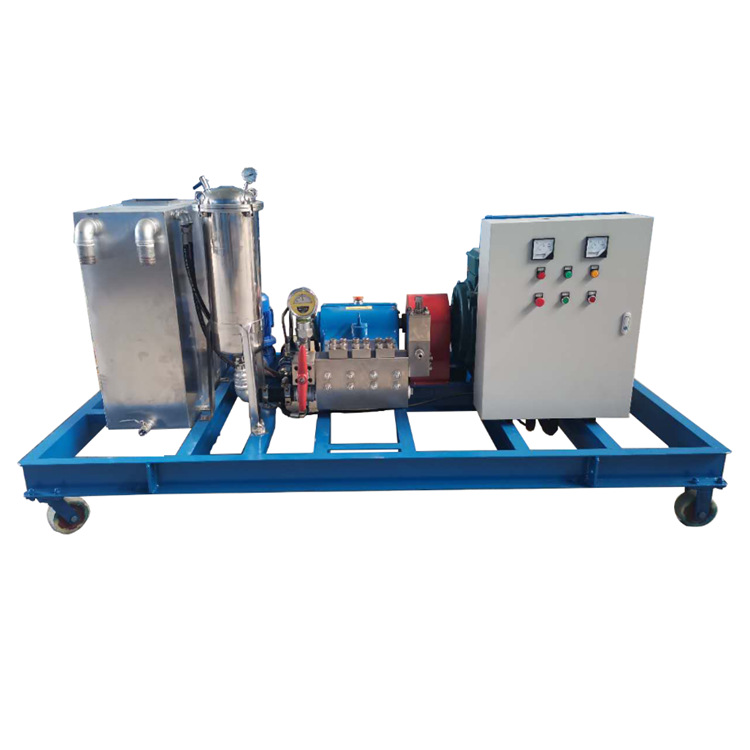 河南供应超洁牌三枪作业混凝土冲毛机 水电站大坝建筑高压冲毛机