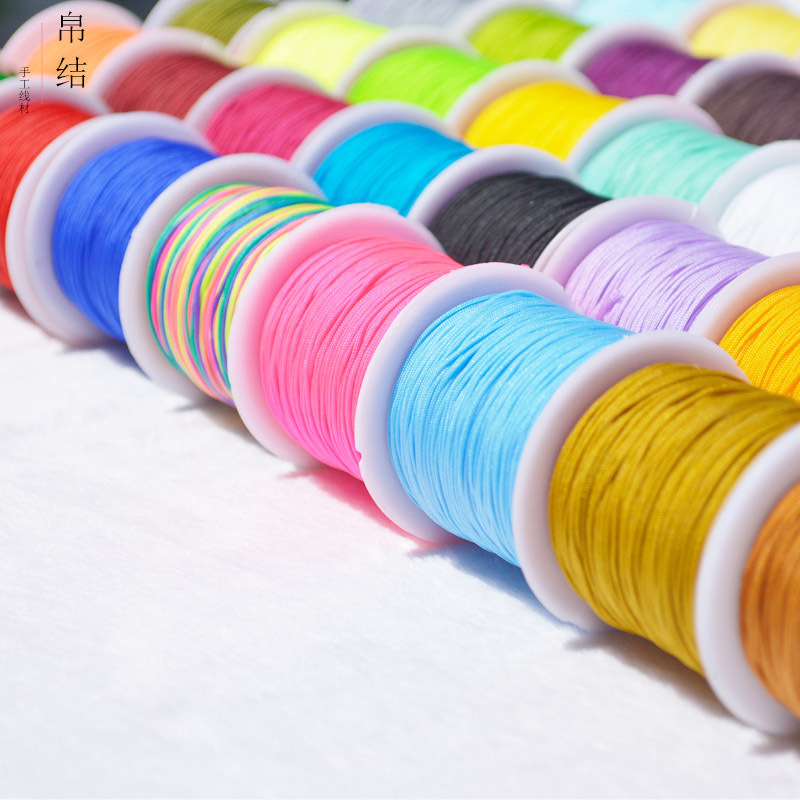 No. 72 Jade Wire 0.8mm Thick Wholesale Braided Rope Nylon Accessories Wire Chinese Knot Wire Taiwan Jade Wire No. 72 Jade Wire 0.8mm Thick Wholesale Braided Rope Nylon Accessories Wire Chinese Knot Wire Taiwan Jade Wire