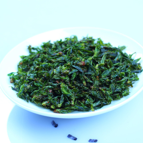 Early Spring Tender Buds from Qingshan Mountains, Lush Greenery, Rice Sprout and Flower Buds from High Mountains in Sichuan, Small Leaf Kuding Tea, Loose Leaf, Mawontong