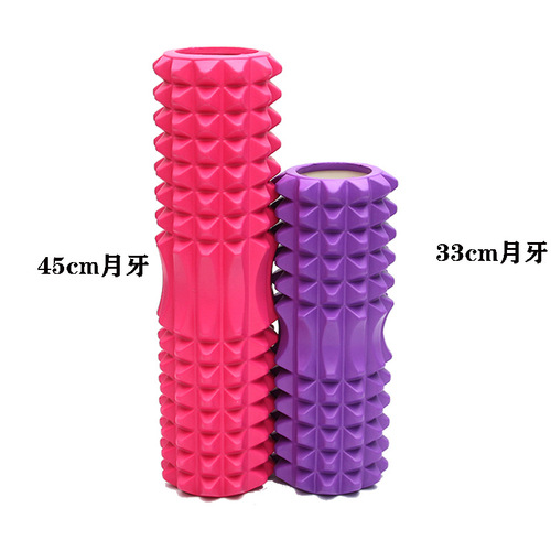 Manufacturer 45cm fitness foam roller muscle relaxation roller yoga column mace roller beginner leg massage