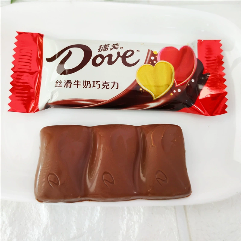 Шоколадная конфета (Dove) silky milk 14 г — свадебный подарок, в индивидуальной упаковке или в коробке