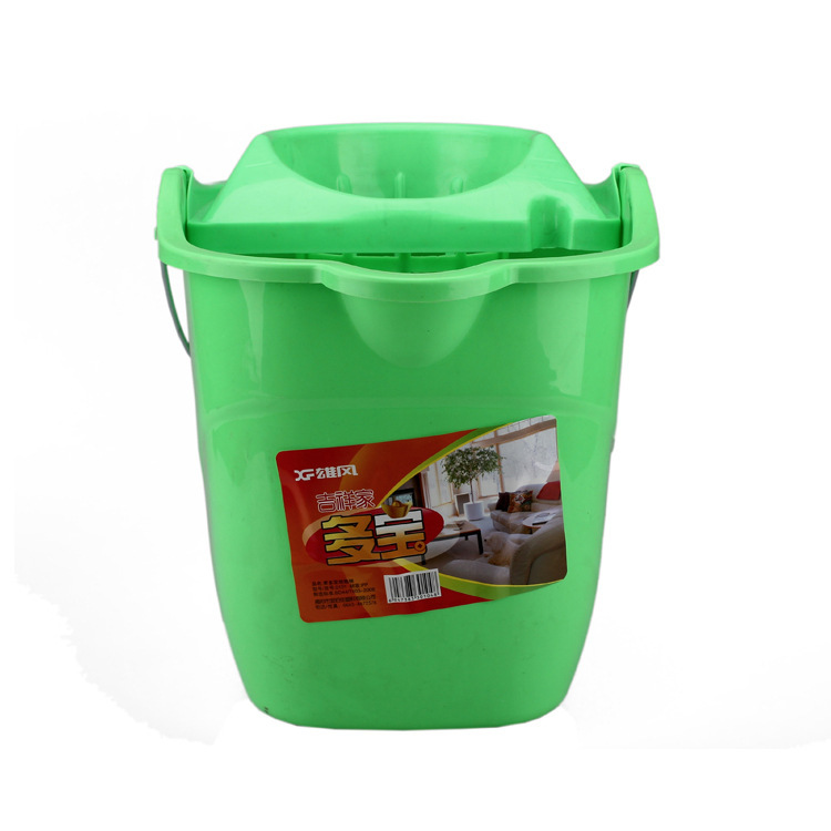 [Simple and Practical] Housekeeping Cleaning Plastic Floor Mop Bucket with Wheels Mop Bucket Affordable Mop Bucket Manufacturer Wholesale