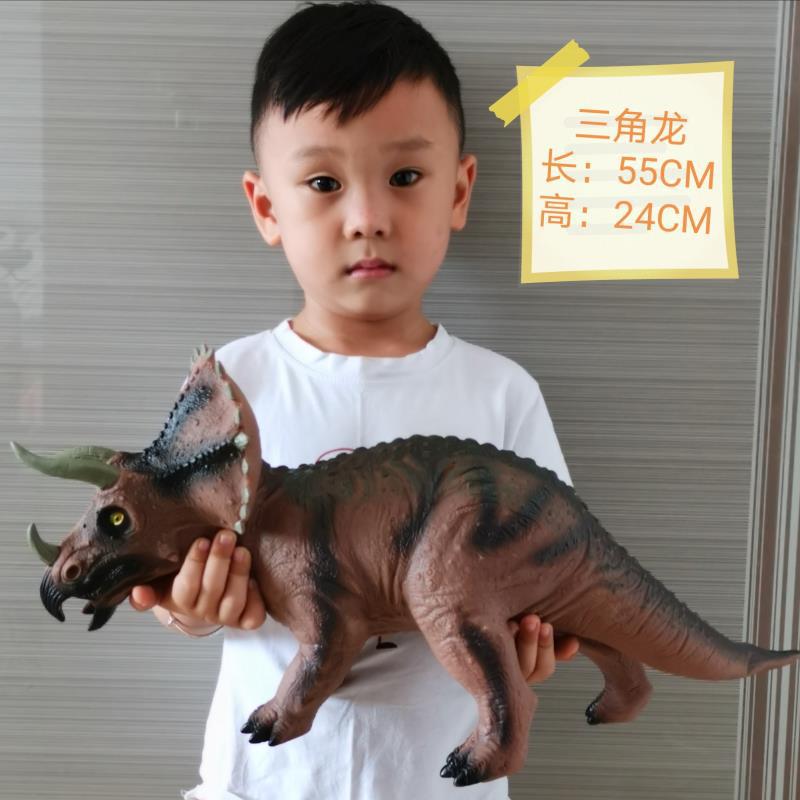 Large triangle dragon simulation