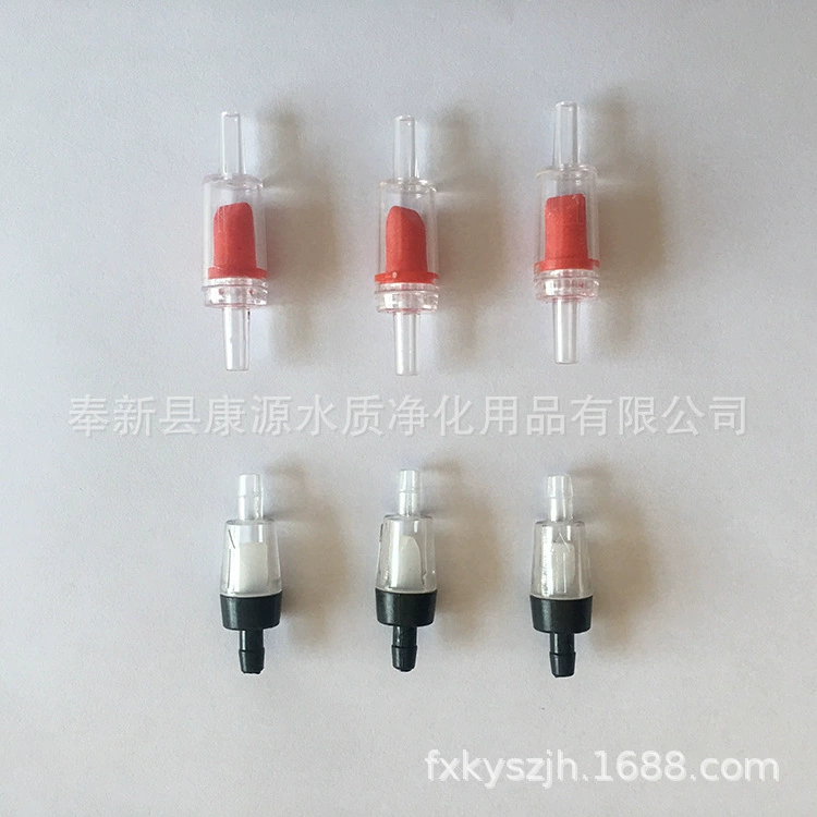 Аквариумное оборудование кислородный насос обратный клапан кислородного насоса пластиковый обратный клапан для предотвращения переполнения потока воды обратный клапан