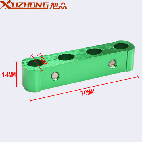 Car modification accessories, three-piece spark plug wire separator fixing sleeve, aluminum alloy three-piece set of wire clips