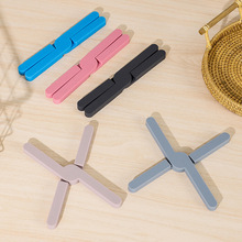 A2944 食品级硅胶可折叠餐桌隔热垫锅垫餐盘垫批发餐垫