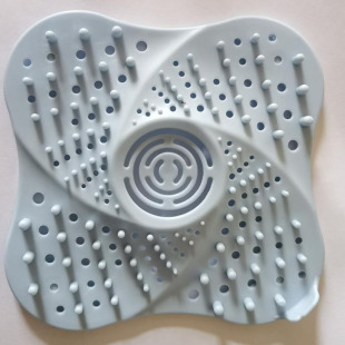 Bathroom anti-blocking kitchen press-type deodorant closed bounce silicone floor drain plastic sink filter floor drain water plug
