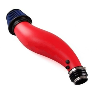 Car modified intake pipe intake fat sausage EK EG special matching high flow mushroom head intake ABS pipe (Sorma kollektoru (Giriş)) - red