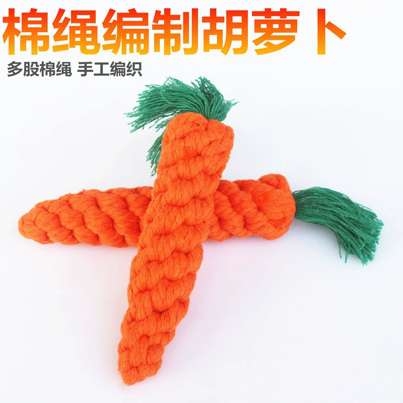 Woven carrot toy, DIY, pet, Amazon