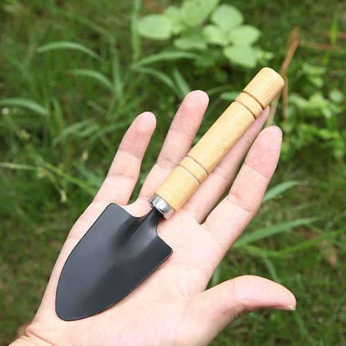 Mini three-piece gardening set with thick handle Mini three-piece set/shovel/rake/shovel Children's garden garden tools