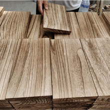 实力工厂人工烧制重轻烧泡桐木碳化条做旧一字隔板置物架实木板材