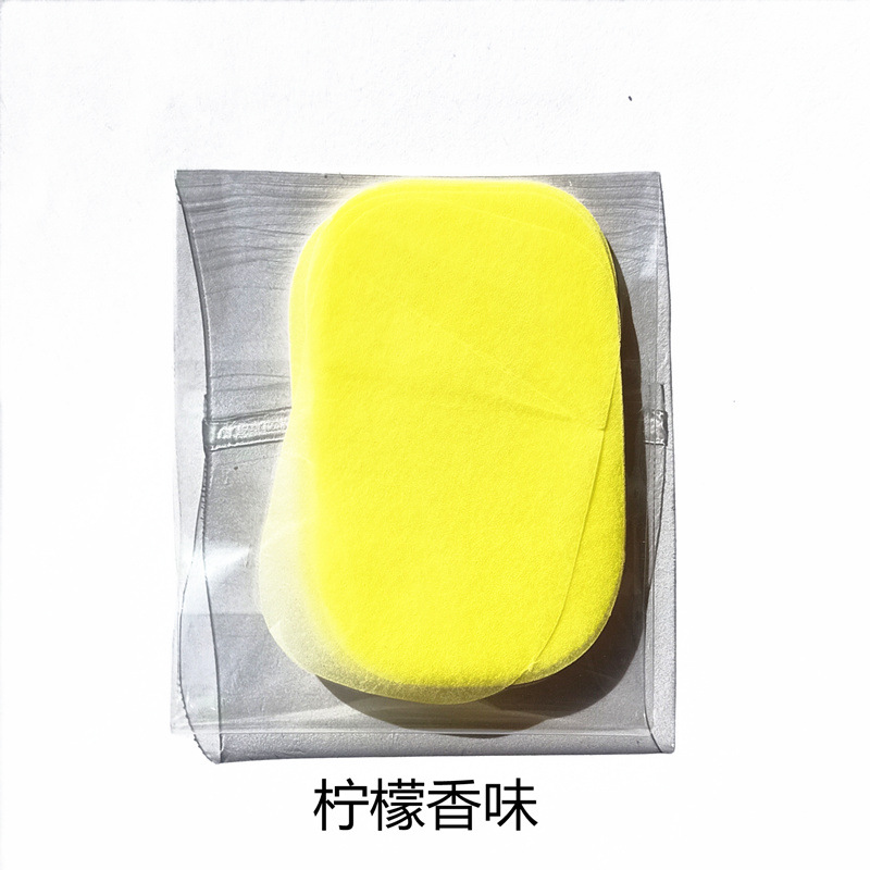 Pieza de jabón portátil de alta calidad pieza de jabón pieza de lavado de manos desechable de papel mini pieza de jabón pieza de limpieza de viaje de hotel