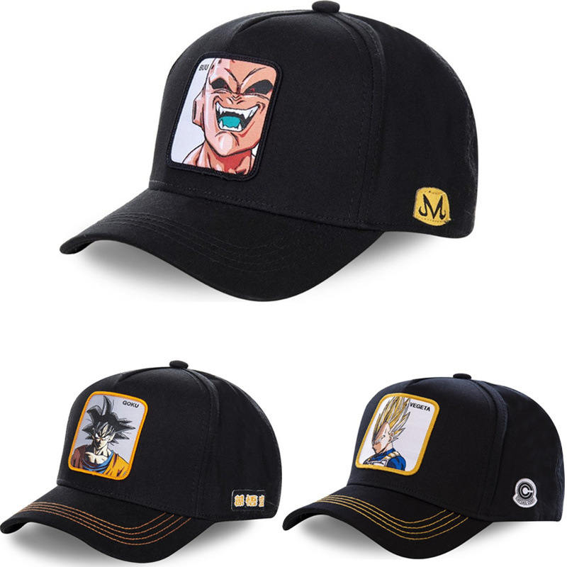 In stock high version Dragon Ball DRAGONBALL mesh cap cartoon cloth cap men and women Baseball Cap fashion hip hop wholesale