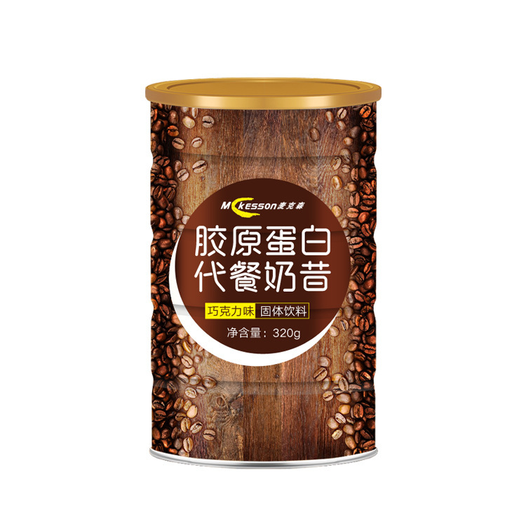Collagen Meal Replacement Shake Chocolate Flavor Processing Collagen Peptide Drink Processing