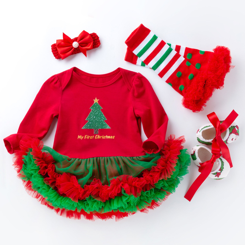 Christmas tree four-piece set 1