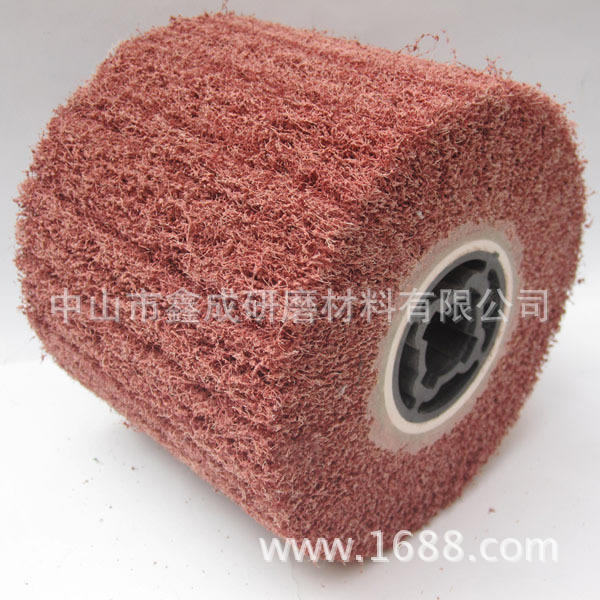 进口十字胶芯拉丝轮高平衡不锈钢抛光轮金属砂光飞翼轮磨砂拉丝轮