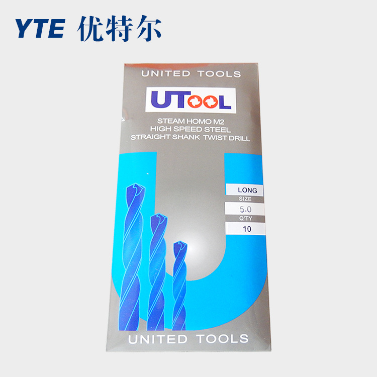 UTOOL直柄加长麻花钻 UTOOL公英制加长钻 M2直柄加长钻1.0-13.0MM