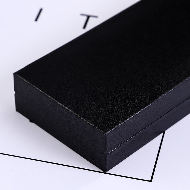 Suministro directo de fábrica caja de papelería negra caja de bolígrafo de firma comercial caja de bolígrafo pequeña caja de papel caja de bolígrafo comercial logotipo de impresión