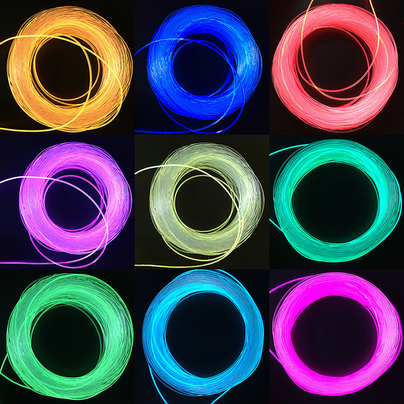 光纤导光条2MM3mm5mm 轮廓通体光纤汽车氛围灯电子产品导光光纤