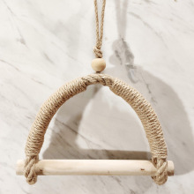 厕纸架卫生纸麻绳手工编织卷纸架卫生间免打孔厕所纸巾盒纸巾架