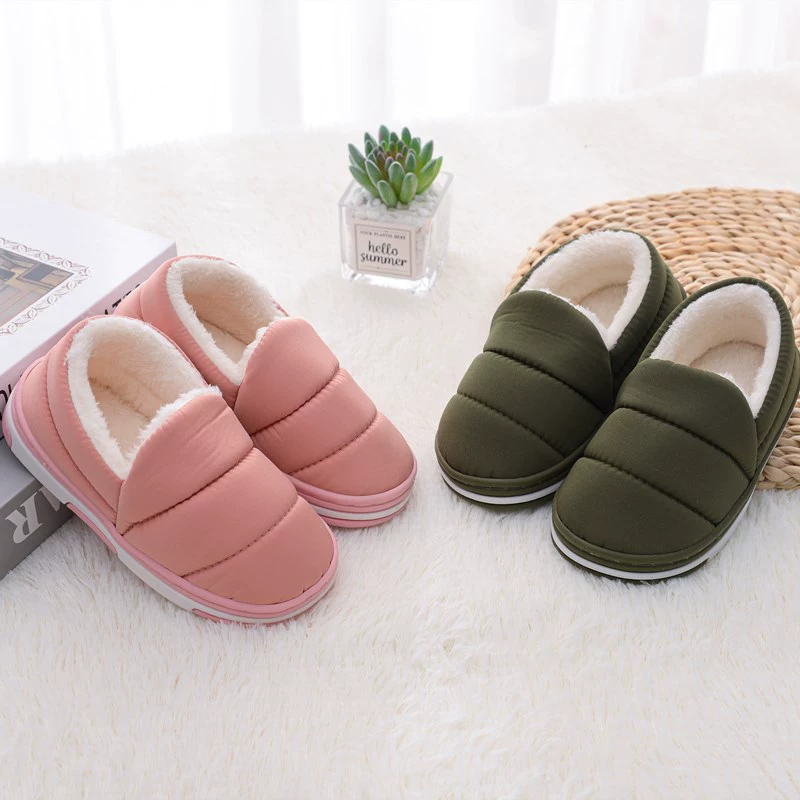 Keep warm demi-season children's slippers platform for men and women, (Cross-border trading)