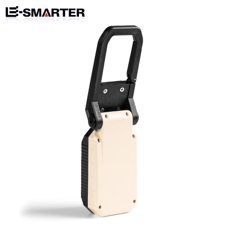 COB luz de trabajo USB de carga LED con gancho imán Pantalla de energía de emergencia linterna portátil Luz de inspección del coche