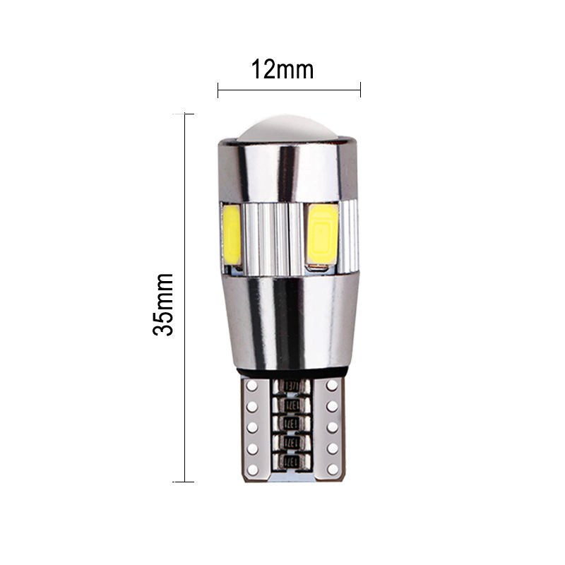 Coche LED T10 5730 5630 6SMD luz de ancho de decodificación W5W luz de matrícula luz de lectura