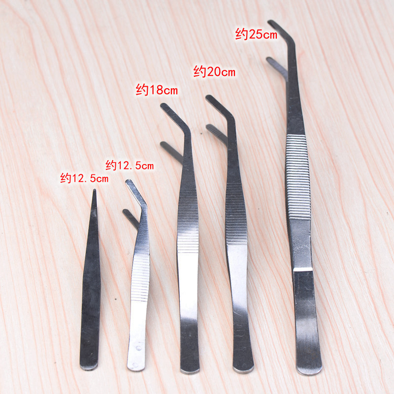Stainless steel tweezers Moss micro landscape ornaments fleshy gardening DIY tools factory outlet Stainless steel tweezers Moss micro landscape ornaments fleshy gardening DIY tools factory outlet