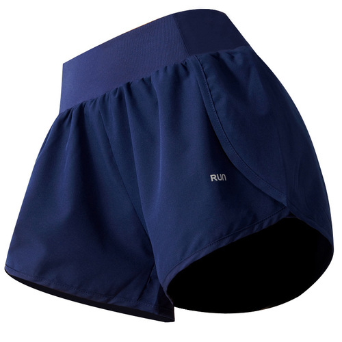 Women's loose and thin sports shorts for running, gym, casual wear, high-waisted wide-leg two-piece shorts for summer