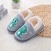 Children's cartoon slippers, keep warm shoe bag, plush dinosaur indoor, new collection