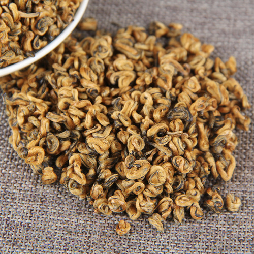 Wholesale Gold Snail, Dian Black Tea, Yunnan Fengqing Black Tea, Black Tea, 500g Single Leaf Tea