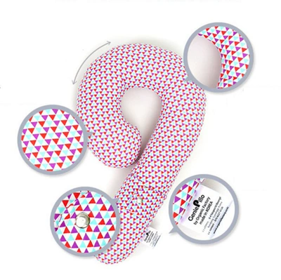 Pillow Shoulder Guard Baby – Seat belt shoulder pad - 9-character-pillow-powder-triangle