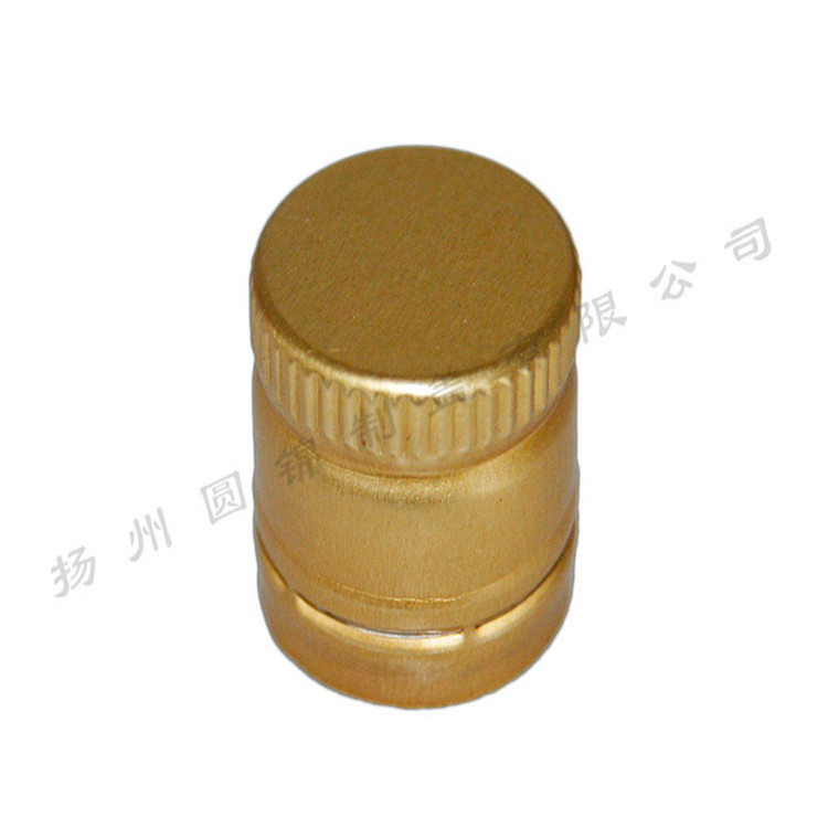 金属铝制旋盖 精油瓶盖 口服液瓶用扭断式铝盖 金属盖定 制批发