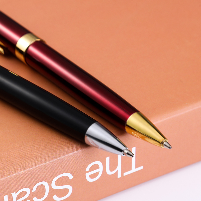 Suministro directo de fábrica Bolígrafo De Metal logotipo de la pluma de publicidad de alta gama pluma de aceite de negocios pluma de regalo pluma de metal de impresión