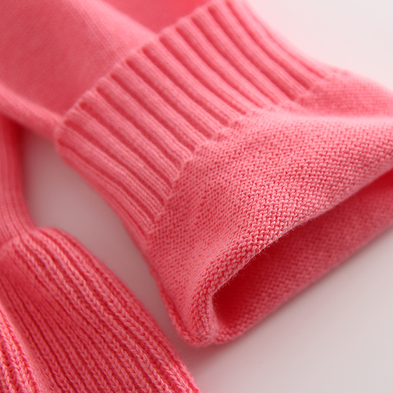 Ropa para niños Primavera y otoño Suéter de algodón de estilo coreano para niñas Suéter para niños Suéter de amor para niños Falda de fondo