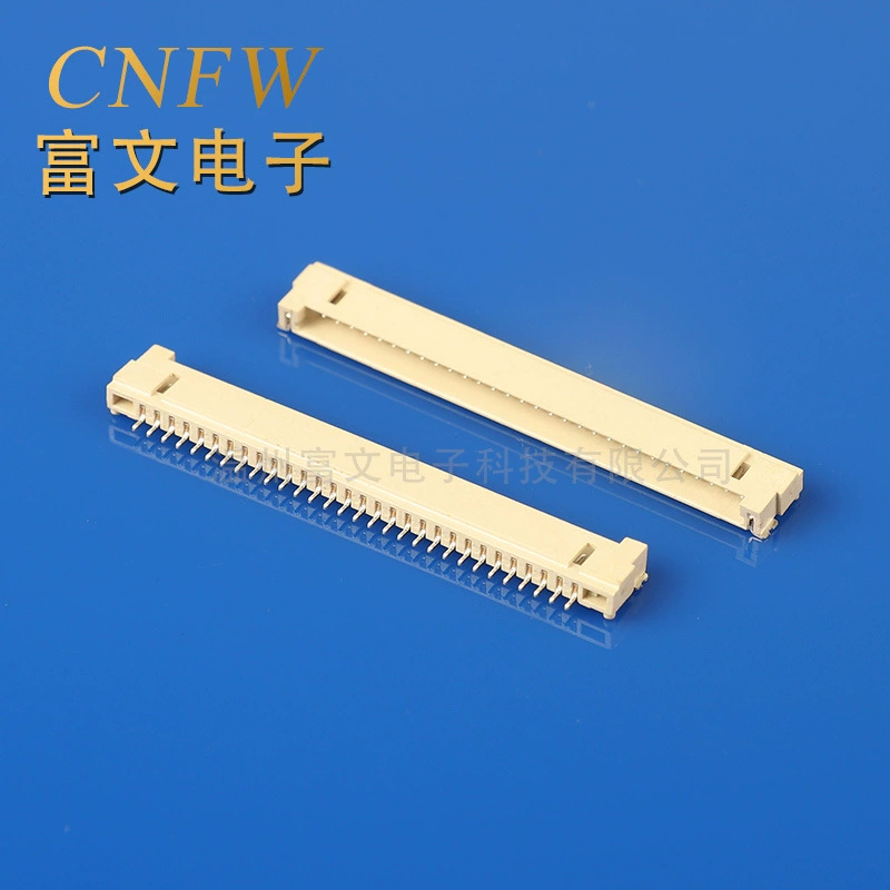 Factory sales DF14 horizontal patch strip connector spacing 1.25mm single row plug-in 90° horizontal patch