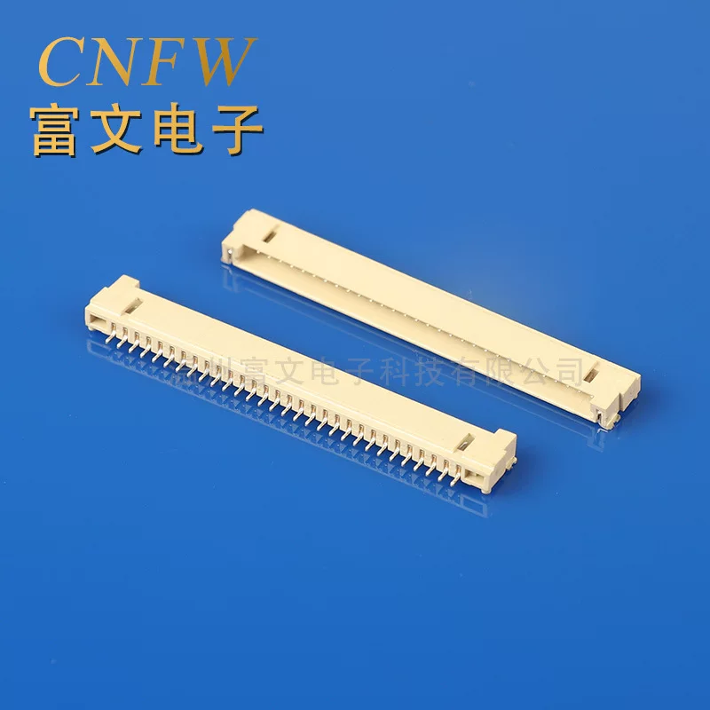 Factory sales DF14 horizontal patch strip connector spacing 1.25mm single row plug-in 90° horizontal patch
