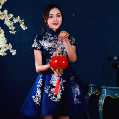 New Year Decorative Children's Handheld Light-Up Lantern with Music Lantern Spring Festival Hanging Ornaments Shop Scene Atmosphere Arrangement