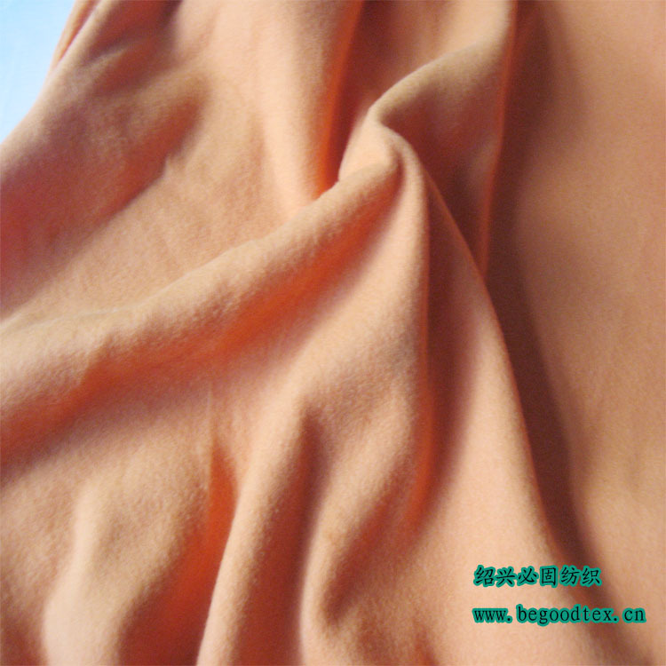 阻燃全涤双面绒毯子面料 防火防燃航空毯绒布面料